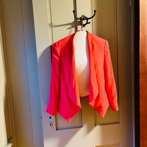 Vince Cameo Pink Silky Drape Jacket